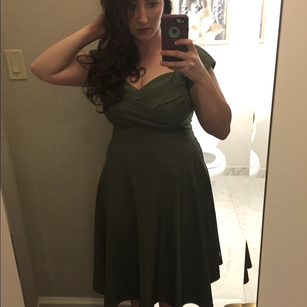 Stop Staring Mad Style Olive Dress sz XL